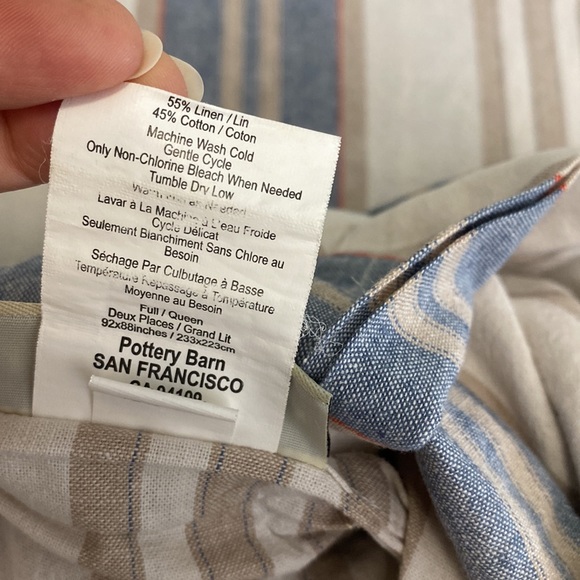 Pottery Barn Bedding Pottery Barn Linen Duvet Cover Poshmark